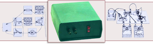 Power adaptor (12 V, 6 A) for demonstrational optics